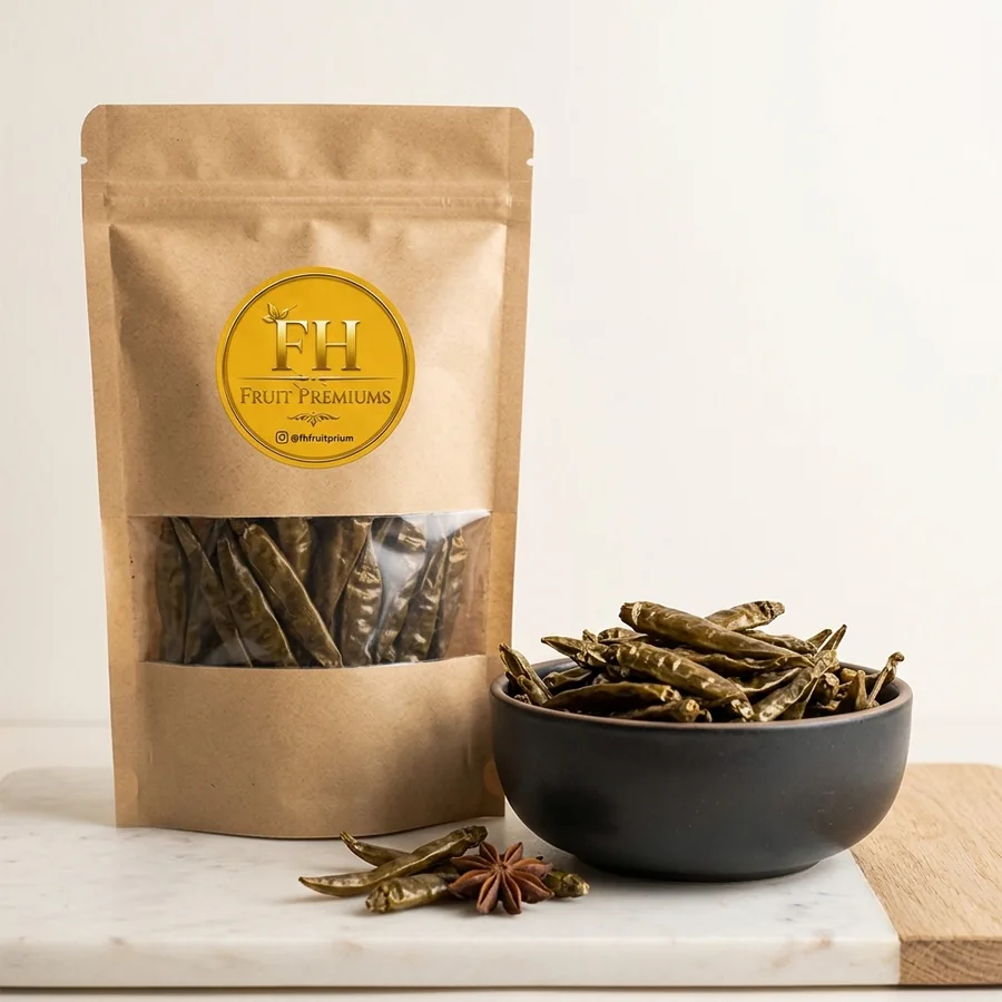 Premium Sun-Dried Green Chilli
