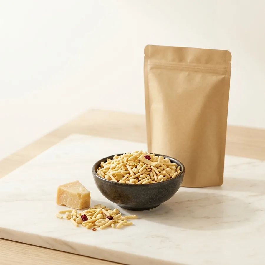 FH Premiums cheese nimko — mild crispy sev and namkeen mix